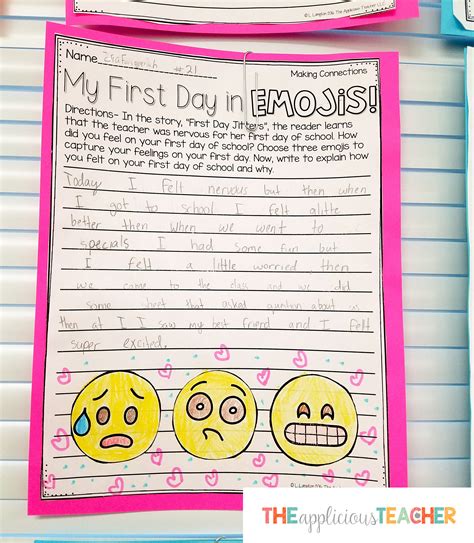 First Day Jitters Pdf 4