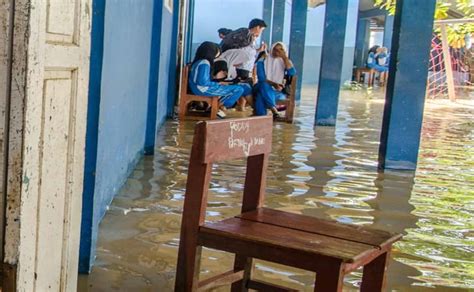 21 Sekolah Terdampak Banjir Di Riau Bakal Gelar Belajar Daring