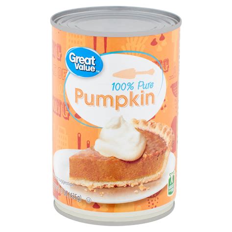 Great Value 100 Pure Pumpkin 15 Oz