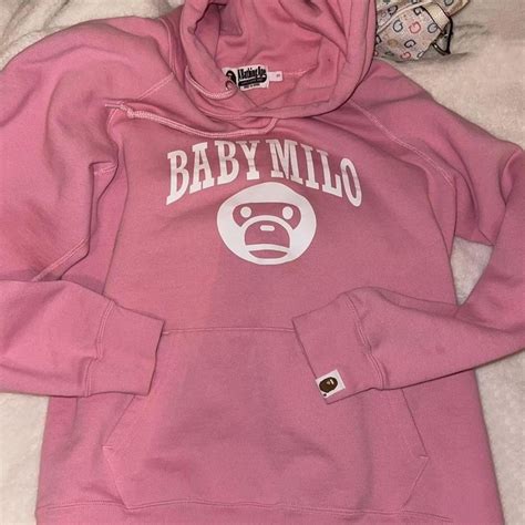 BAPE Baby Milo Hoodie Size small Worn once - Depop