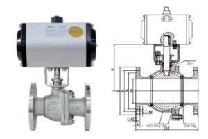 Pneumatic Ball Valve Stainless Steel Q641F Farpro Valve