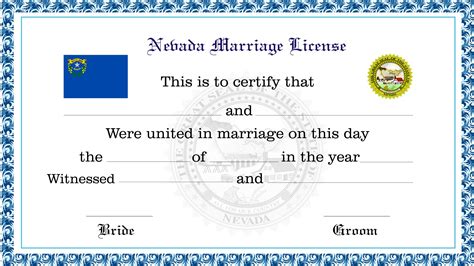 Nevada Marriage License License Lookup