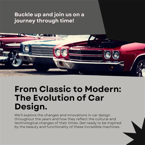 From Classic To Modern A Journey Through The Evolution Of Car Design