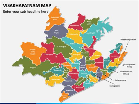 Visakhapatnam Map for PowerPoint and Google Slides - PPT Slides