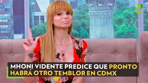 Mhoni Vidente Predice Que Pronto Habrá Otro Temblor En Cdmx