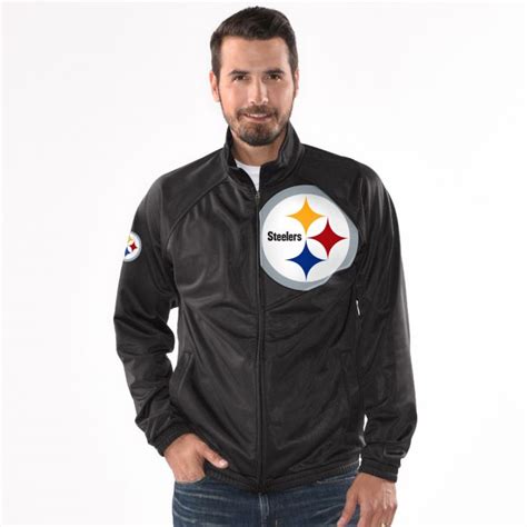 Pittsburgh Steelers Men S Giii Synergy Track Jacket