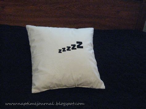 Nap Time Journal: In the Mood Pillow...great idea for your hubby