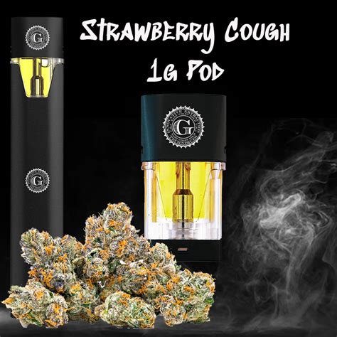 Strawberry Cough Vape Pod 1 0g East Coast Gold