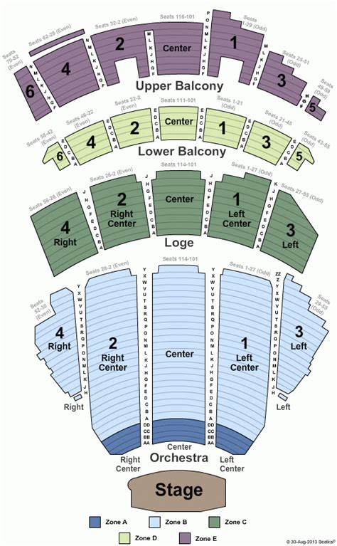 Beacon Theater Nyc Interactive Seating Chart | Brokeasshome.com