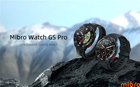 Mibro Smart Watch Gs Pro Black Amoled Display Bluetooth