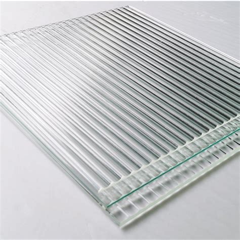 Customized Decorative Fluted Ribbed Moru Glass Pattern Glass For