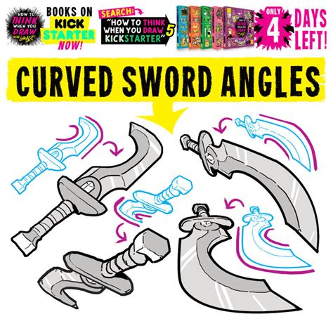 Curved Sword Foreshortening 4 Days Left By Etheringtonbrothers On