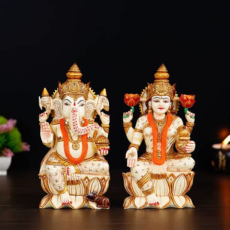 Buy Shyam Antique Creation Inch Large Lakshmi Ganesh Statue Hand