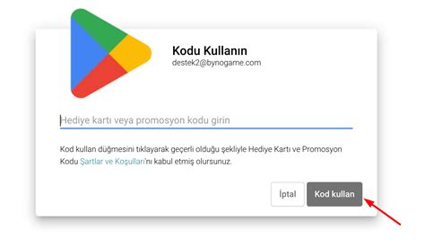 Google Play Kodu Temino