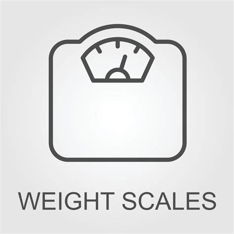 Scales Icon Vector Weight Scale Icon 22090587 Vector Art At Vecteezy