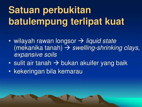 Ppt Jurusan Teknik Geologi Fakultas Matematika Dan Ilmu Peng Alam