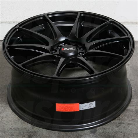 15x825 Xxr 527 4x1004x1143 0 Flat Black Wheels Rims Set4 Wheels