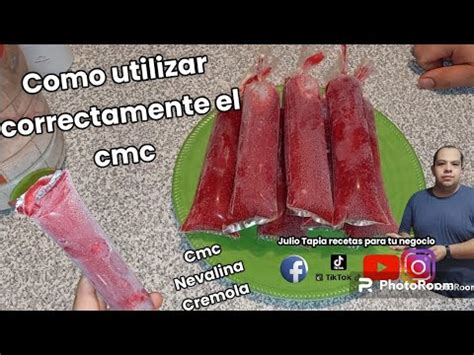 Como Utilizar Correctamente El Cmc En Tus Boli O Helados Como Se Compra