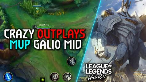 Mvp Galio Mid Galio Vs Kata Gameplay Wild Rift Youtube