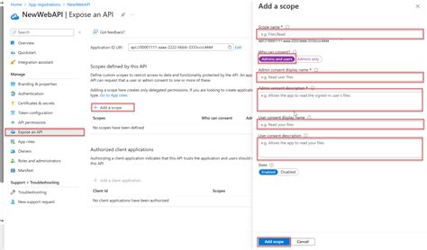 Curl で Aspnet Core の Web Api を呼び出す Microsoft Identity Platform