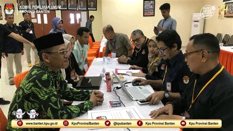 Hari Kedua Penerimaan Pendaftaran Bakal Calon Anggota Dpd Provinsi