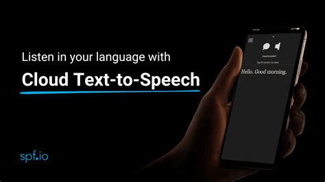 Listen In Your Language With Cloud Text To Speech