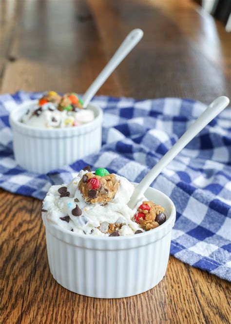 Best Ever Cookie Dough Ice Cream - Barefeet in the Kitchen