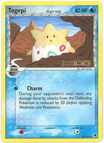 Togepi δ EX Dragon Frontiers 41 Bulbapedia the community driven