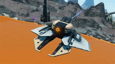 Old school Cylon raider ship and his little brother : r/NoMansSkyTheGame