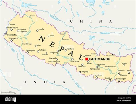 Nepal Map High Resolution Stock Photography and Images - Alamy