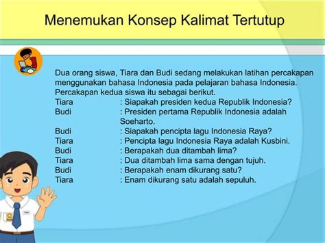 Kalimat Terbuka Dan Kalimat Tertutup PPT