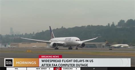 Widespread Flight Delays Across Us Due To Faa Computer Outage Cbs Los