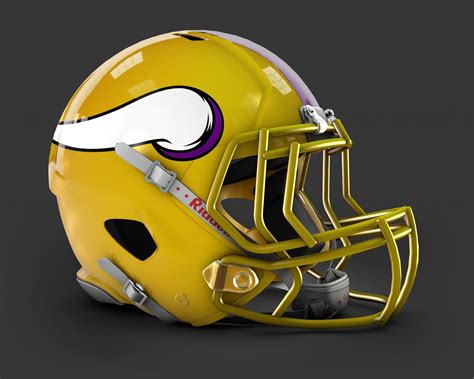 Minnesota Vikings Alt Color Scheme Helmet Cool Football Helmets