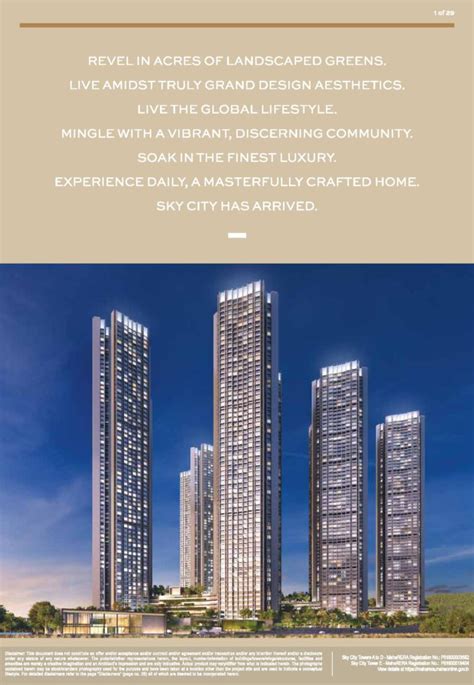 Oberoi Sky City Borivali - Way to Happy Beginnings in a 3BHK