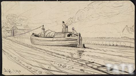 A Barge On The Bridgewater Canal Ford Madox Brown 1890 Tate Images