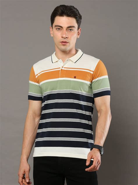 Mens Multiicolor Polo Neck T Shirt Coolcolors