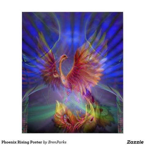 Phoenix Rising Poster | Zazzle | Phoenix rising, Poster, Phoenix