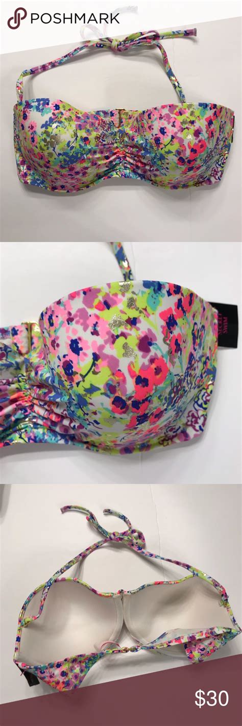 VICTORIA SECRET Swimwear Size 34DD Bikini Top Victoria Secret