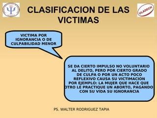 Clasificacion De Las Victimas Ppt