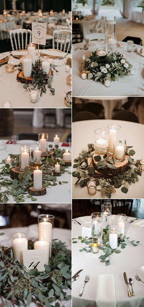 Budget Friendly Simple Wedding Centerpiece Ideas With Candles