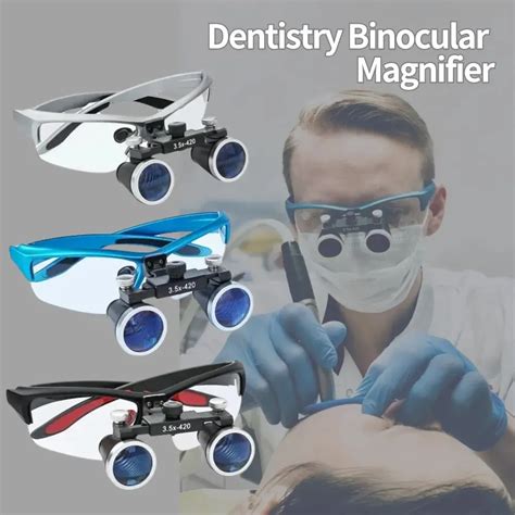 Loupe Binoculaire Ultra L G Re Pour Dentiste Lumi Re LED Optique 3 5X