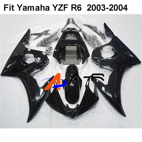 Motorcycle Black Bodywork Fairing Kit For Yamaha YZF R6 YZFR6 YZF R6