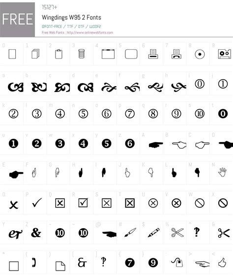 wingdings    fonts   onlinewebfontscom