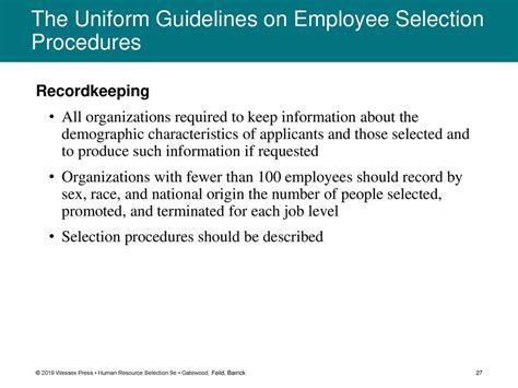 Uniform Guidelines On Employee Selection Procedures Eeoc At Krystal