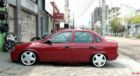 Corsa Classic Rebaixado Rodas Volcano Wind Aro