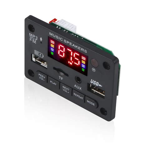Bluetooth адаптер, с AUX, USB, TF, FM-радио модуль 12В / декодер плата ...