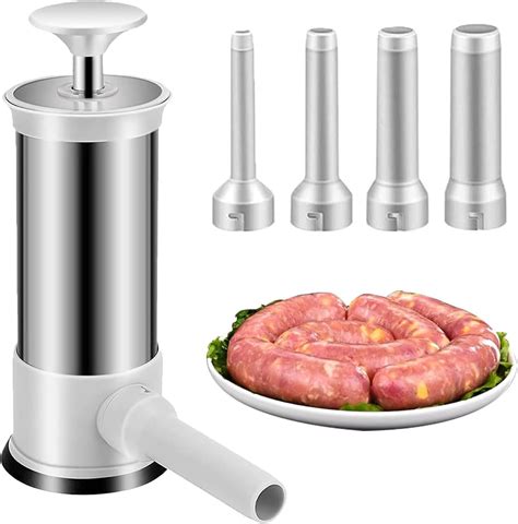 Sausage Stuffer Machine W Stuffing Tubes Meat Stuffer Sausage