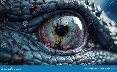 Close up of a reptile eye stock illustration. Illustration of animal - 299286018