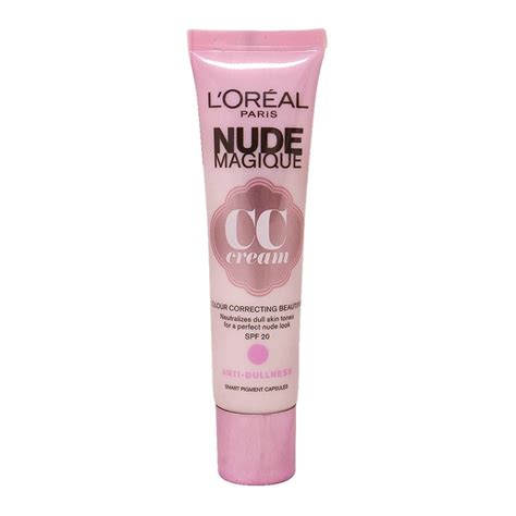 Corrector Facial L Or Al Paris Cc Cream Nude Magique Para Manchas