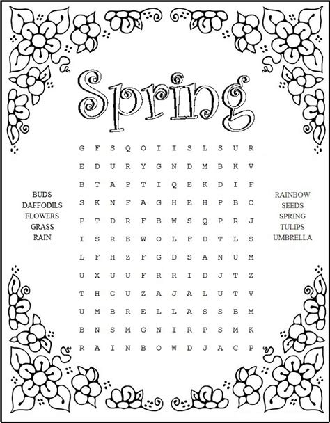 Free Printable Daily Word Search Puzzles